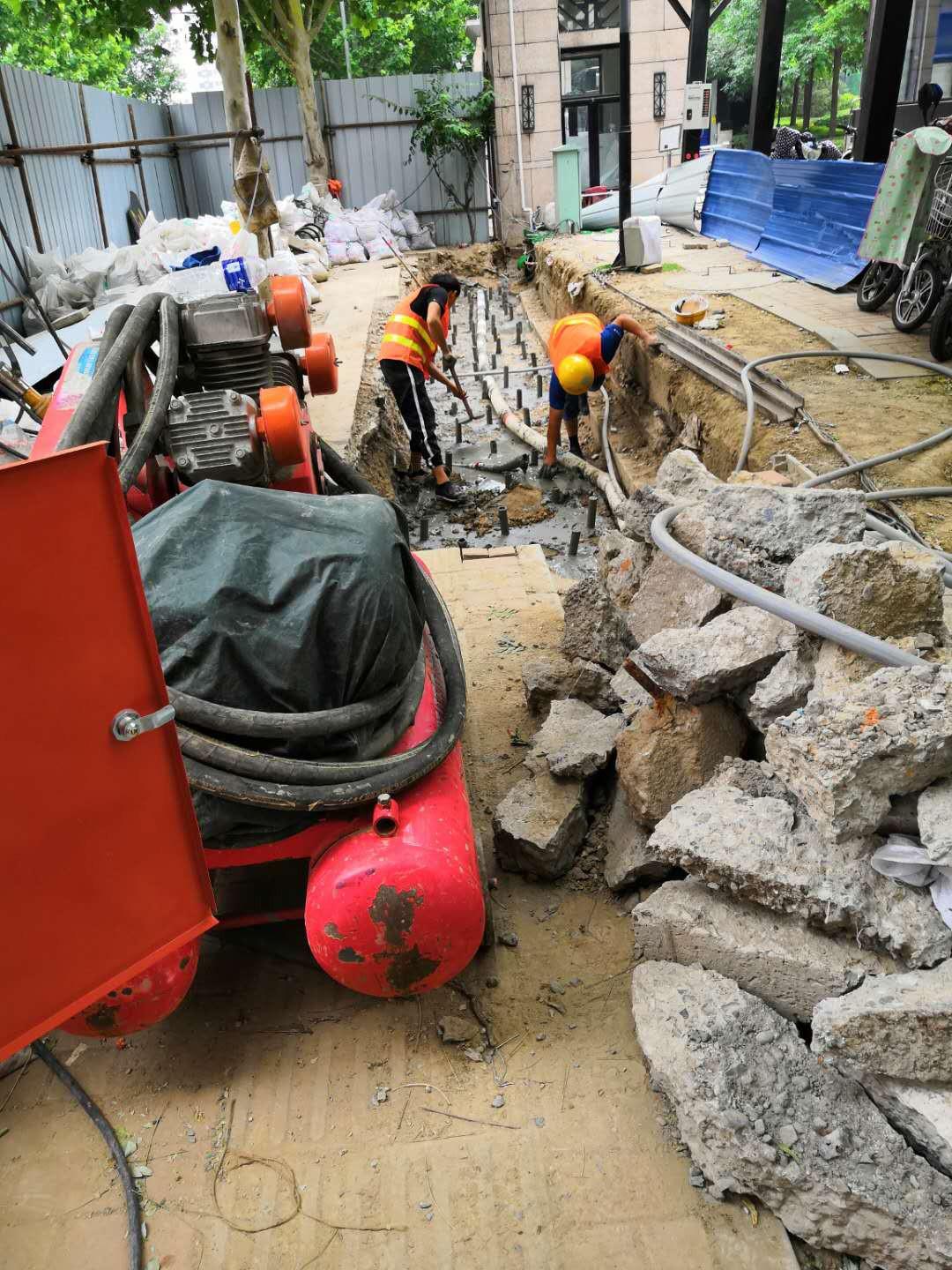 任县地基加固解决房子的地基下沉问题